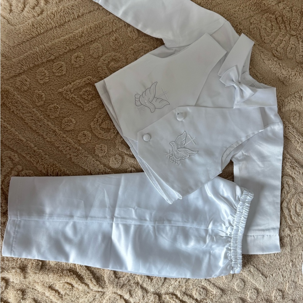 White Baby Christening Outfit